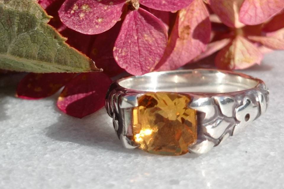 Argent et citrine