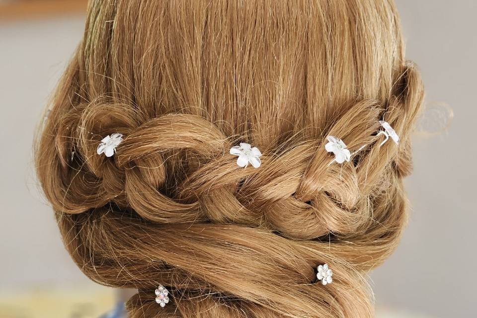 Tressage chignon bas