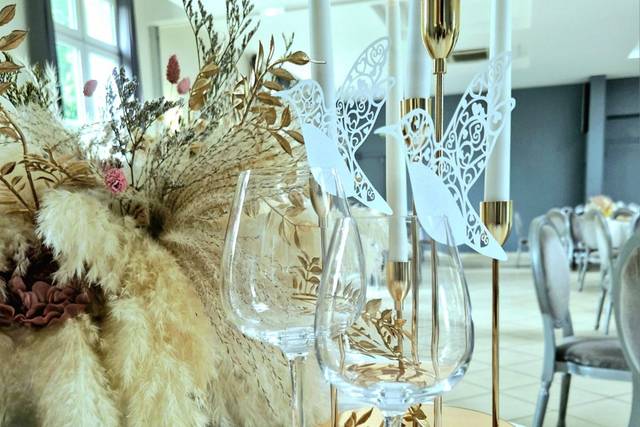Déco verre mariage