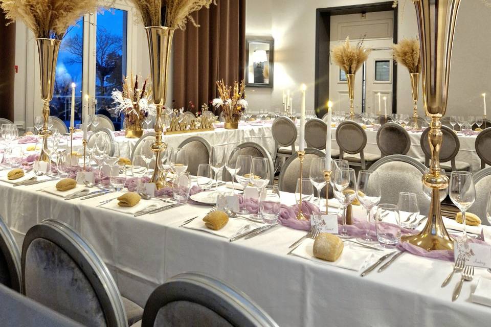 Déco salle grande tablée