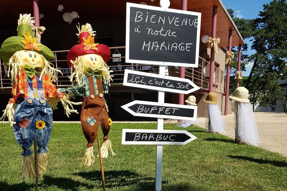Entrée lieu de cérémonie