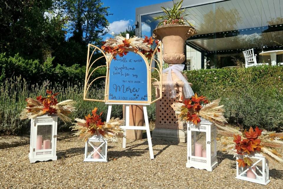 L'entrée salle de fête