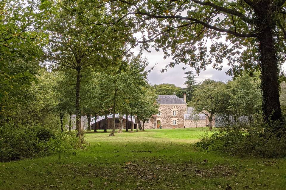 Parc depuis le fond du jardin