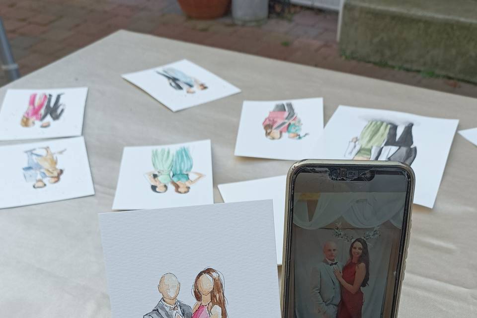 Croquis live painting