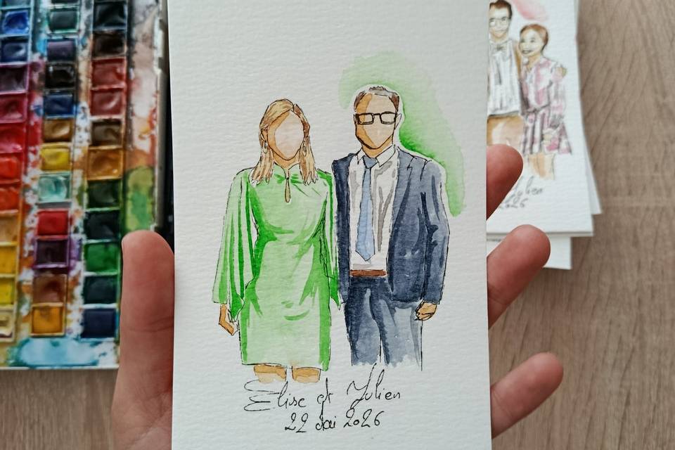 Croquis couple
