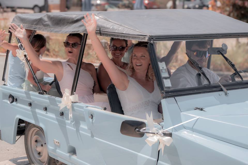 Voiture de la mariée