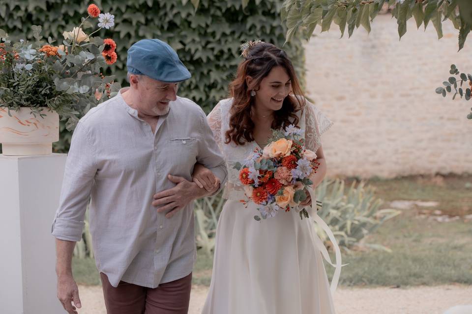 LA MARIÉE ET SON PAPA