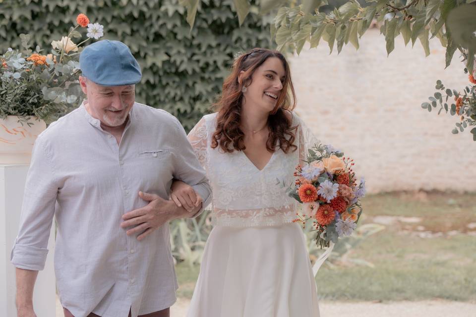 ARRIVÉE DE LA MARIÉE