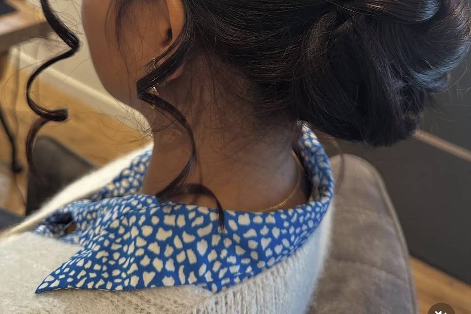 Chignon invitée