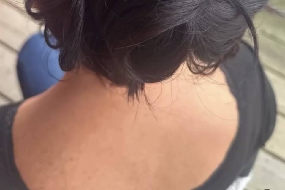 Chignon invitée