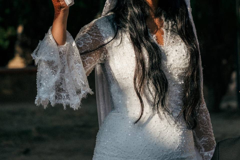 Bride creative portrait