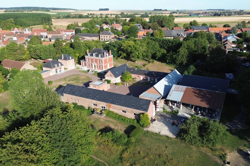 Le vin d'honneur au drone