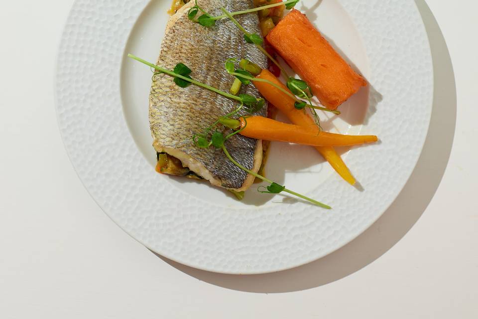 Filet de daurade ratatouille