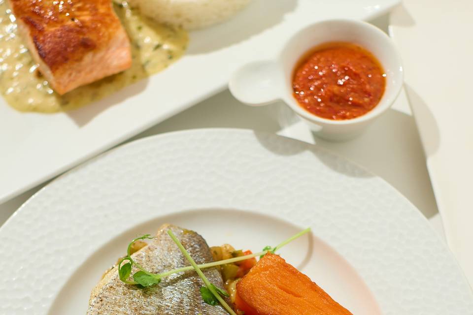 Filet de daurade ratatouille