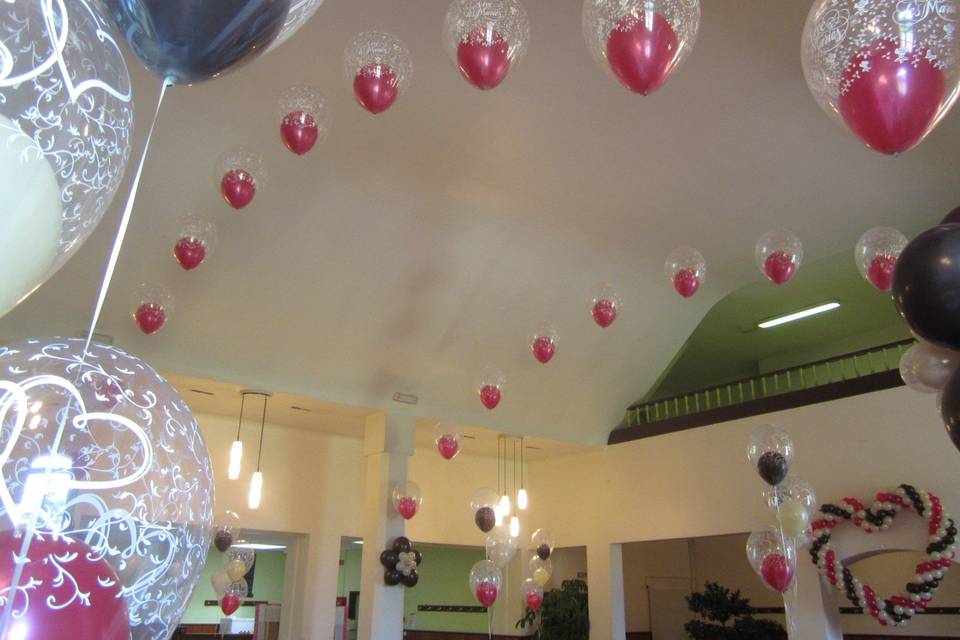 Décoration d'anniversaire 50 ans en ballons (Illkirch 67400), Alsace