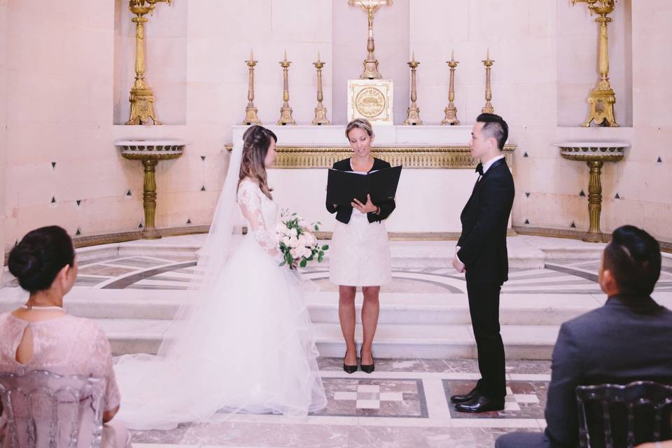 Mariage à la Chapelle de Paris