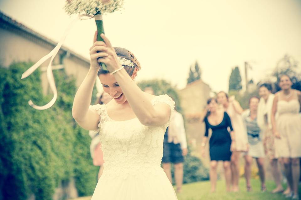 Le lancer du bouquet