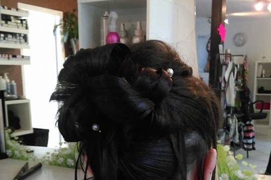 Chignon naturel