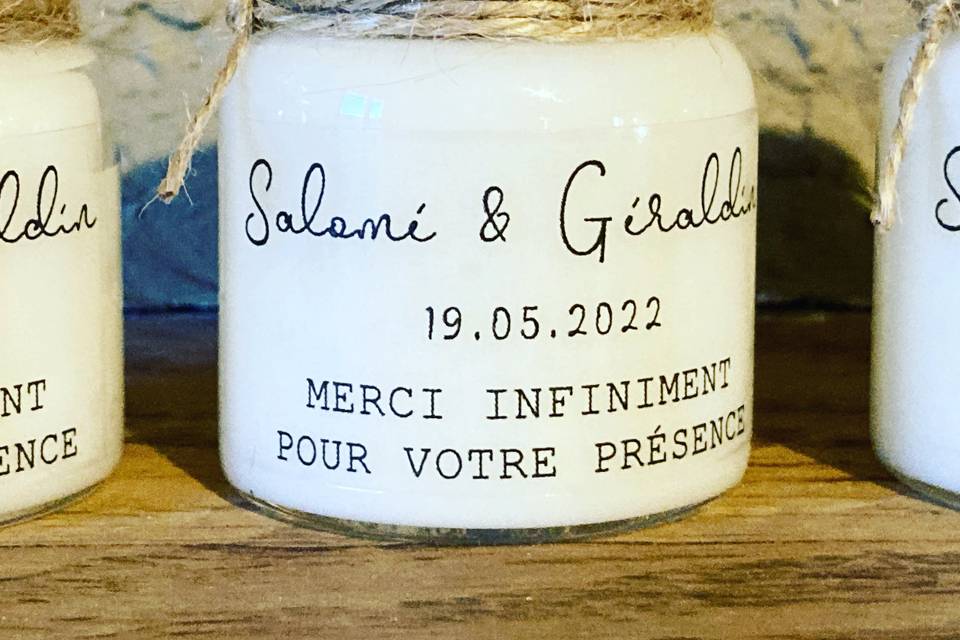 Cadeaux invités de mariage