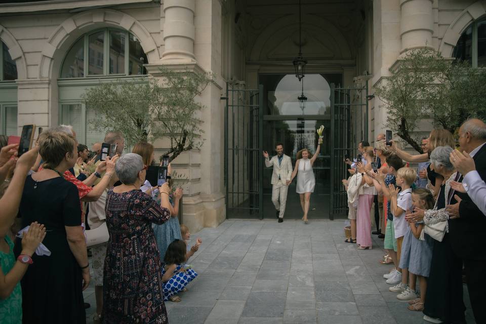 Sortie de Mairie
