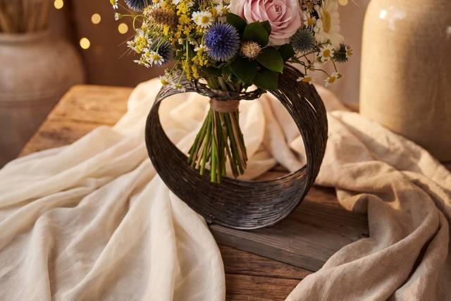 Bouquet de mariée bohème