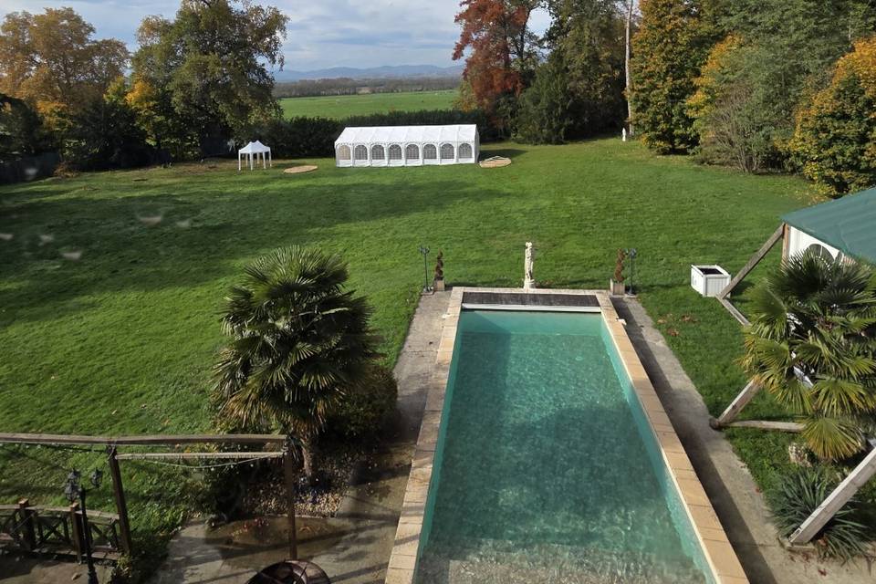 Parc et pavillon