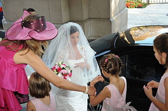 Arrivée de la mariée