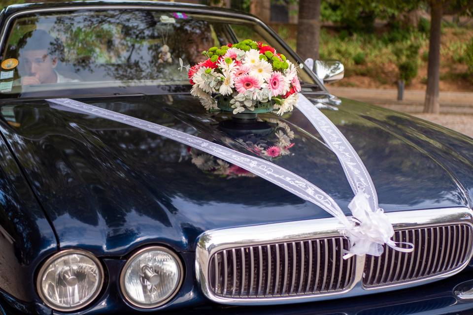 La voiture de la mariée