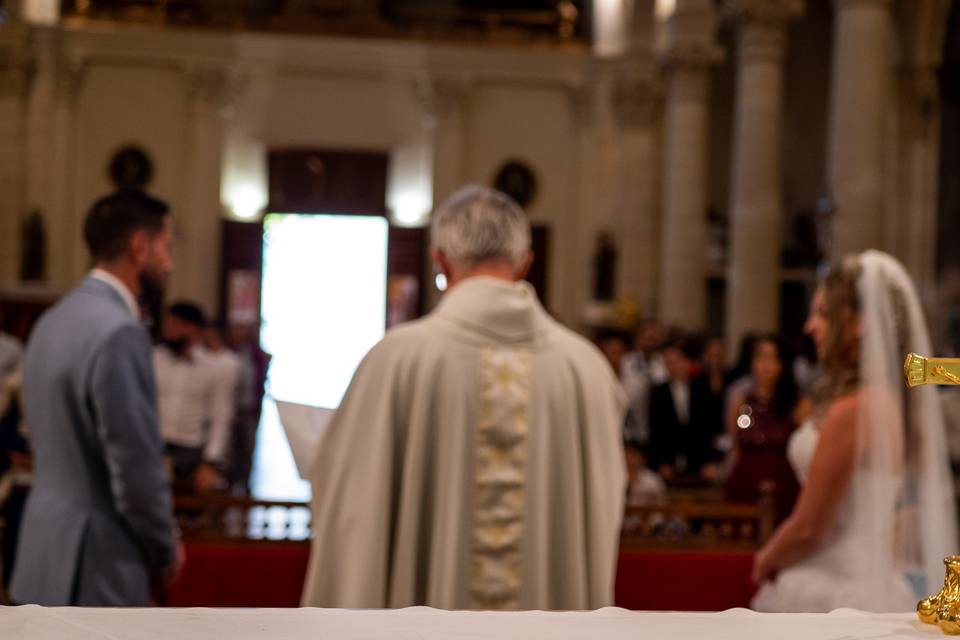 Dans l'église d'Auriol