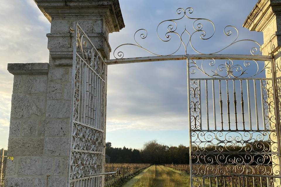 L’entrée du château