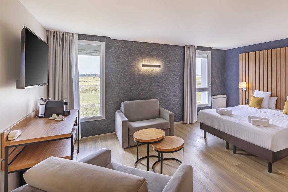Suite terrasse pour les mariés