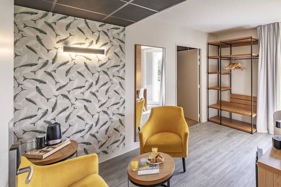 Suite terrasse pour les mariés