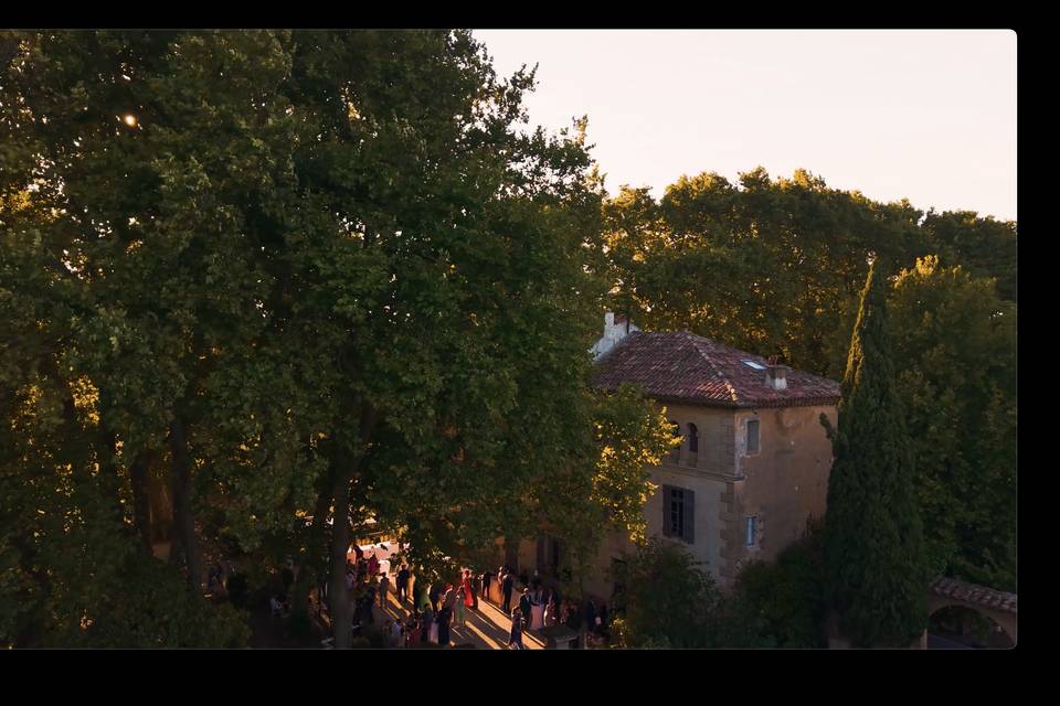 Domaine du mariage - Drone