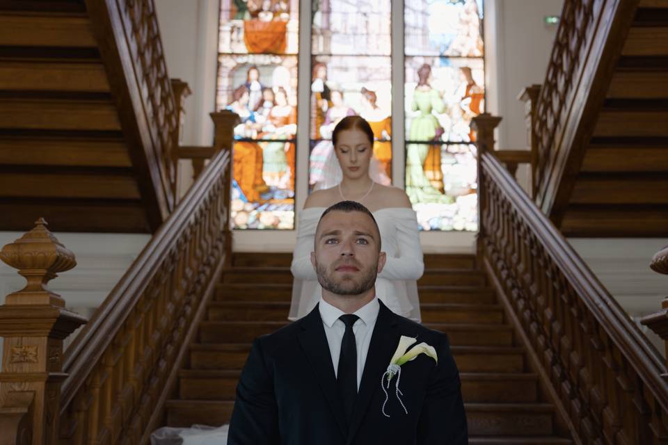 First look entre les mariés