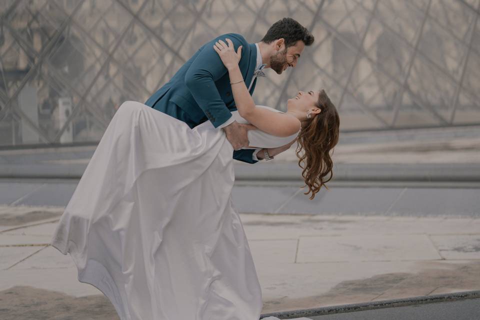 Jeunes mariés Louvres