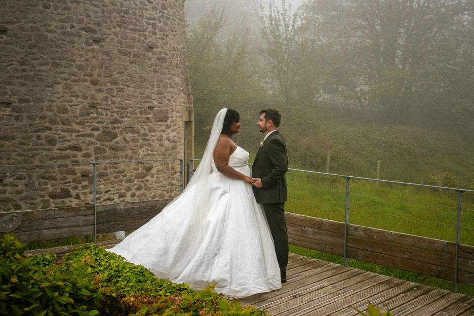 Shooting couple mariés