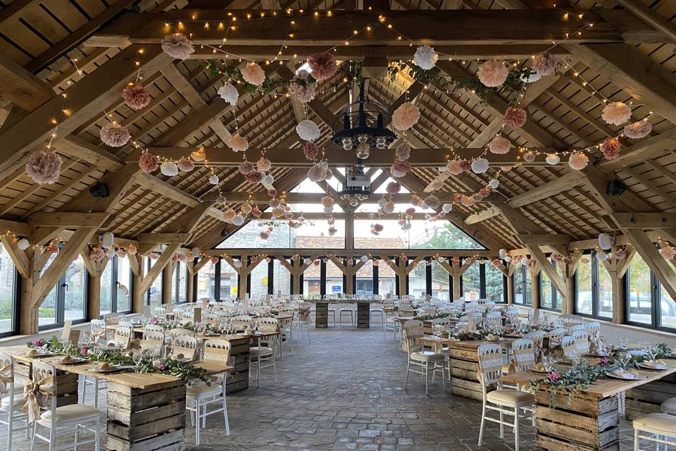 Dîner champêtre dans le lavoir