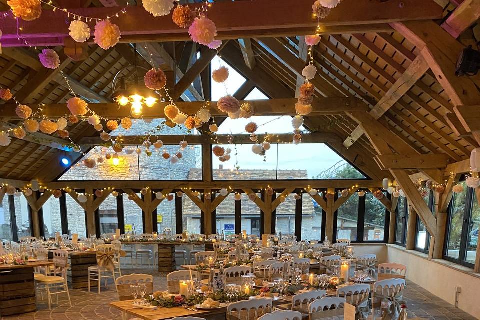 Dîner champêtre dans le lavoir