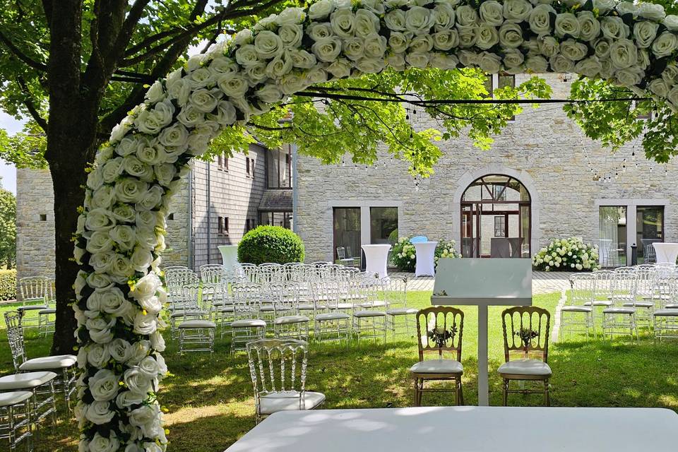 Le jardin boisé