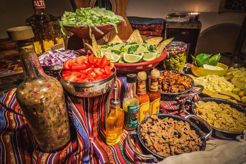 Buffet mexicain