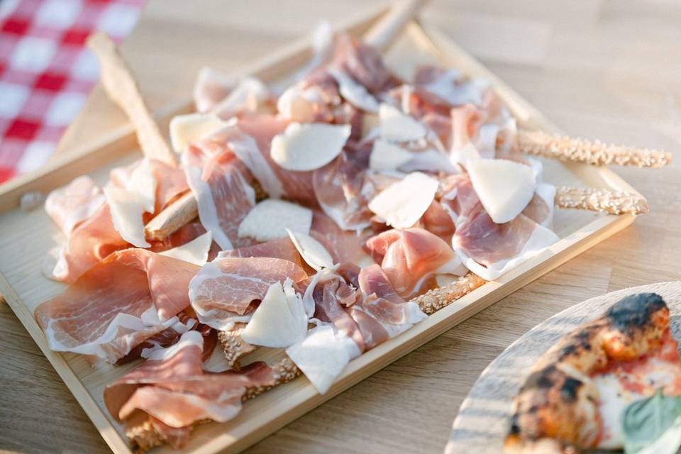 Jambon de parme et parmesan