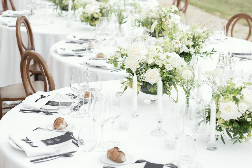 Fleurs dîner