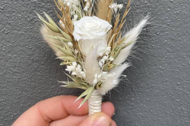 Boutonnière en séchées
