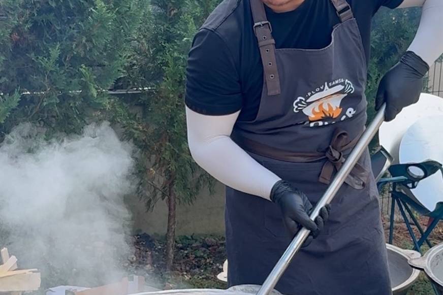 Cuisson viande plov