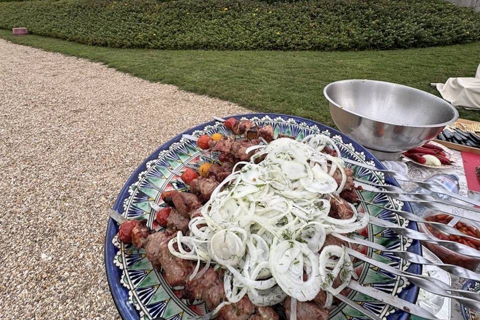Agneau sur broches