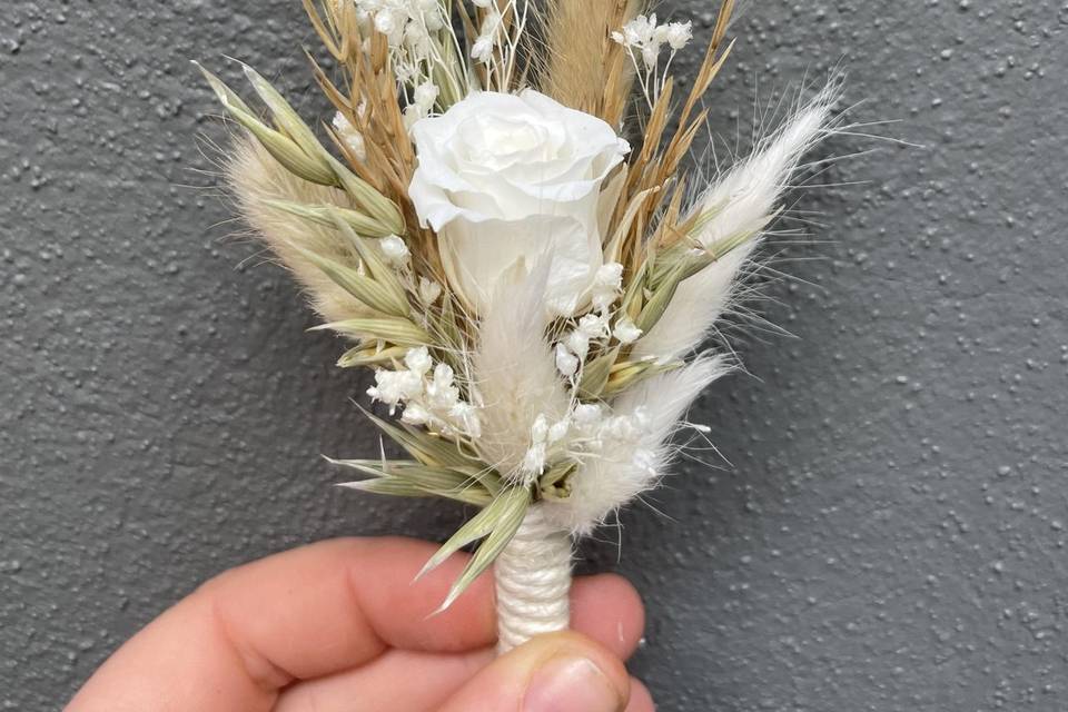 Boutonnière en séchées