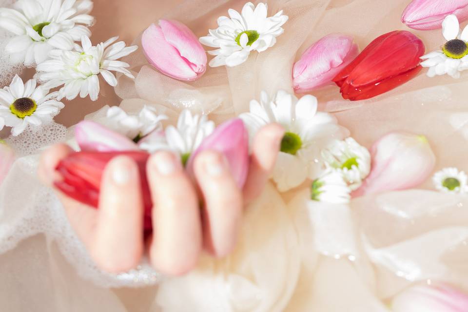 Bain Floral en collaboration.