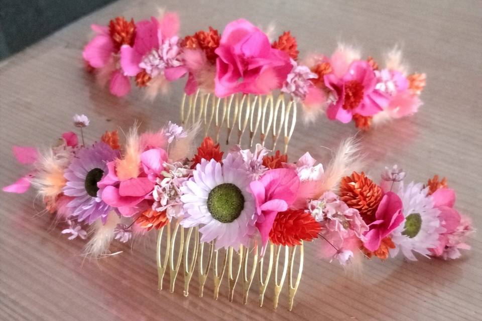 Broche pour cheveux.