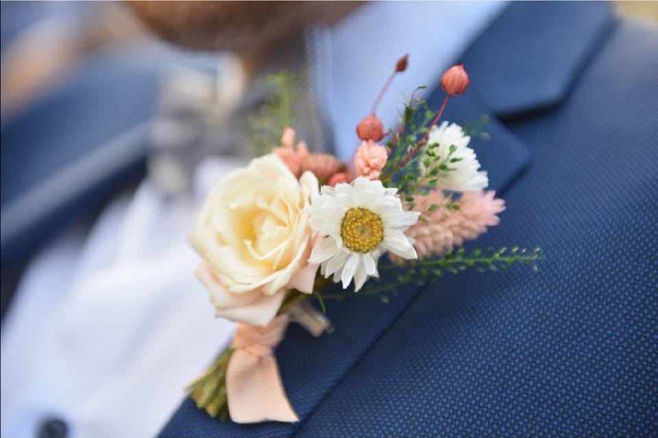 Boutonnière marié