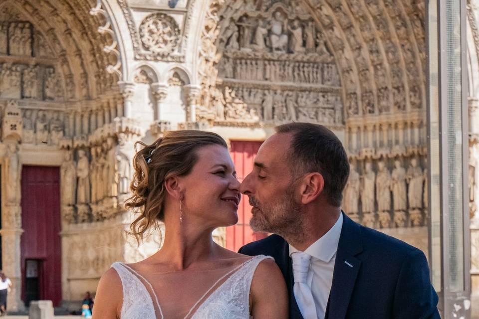 Les mariés.